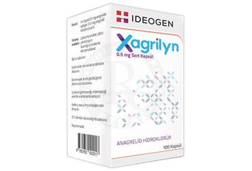 XAGRİLYN 0,5 MG SERT KAPSÜL, 100 ADET