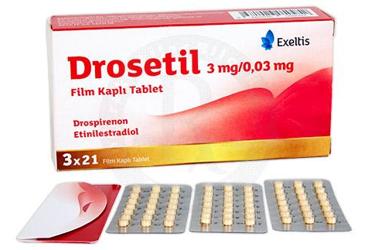 DROSETIL 3 MG/0.03 MG FILM KAPLI TABLET, 63 TABLET