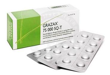 GRAZAX 75.000 SQ-T ORAL LIYOFILIZAT 100 TABLET