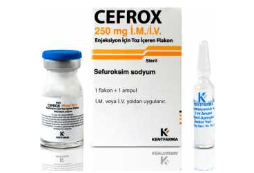 CEFROX 250 MG IM/IV ENJEKSIYON IÇIN TOZ IÇEREN FLAKON ,FLAKON, 1 ADET