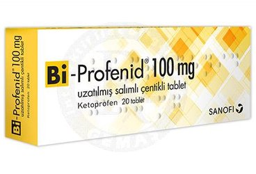 BI-PROFENID 100 MG UZATILMIŞ SALIMLI ÇENTIKLI TABLET, 20 ADET