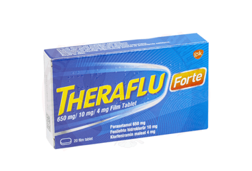 THERAFLU FORTE 650 MG/ 10 MG / 4 MG FILM KAPLI TABLET