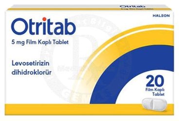 Otritab 5 mg Film Kaplı Tablet (20 adet)