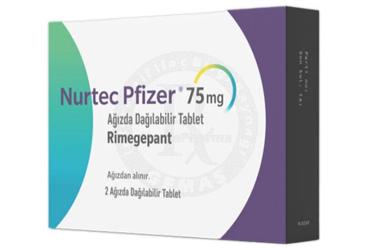 Nurtec Pfizer 75 mg Ağızda Dağılabilir Tablet (2 adet)