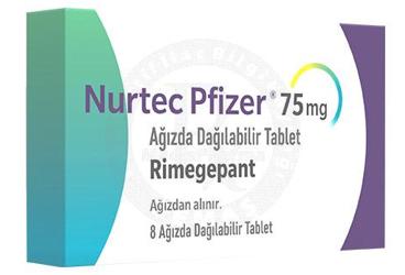 Nurtec Pfizer 75 mg Ağızda Dağılabilir Tablet (8 adet)