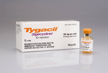TYGACİL 50 MG IV İNFÜZYONLUK ÇÖZELTİ İÇİN LİYOFİLİZE TOZ İÇEREN FLAKON, 10 ADET