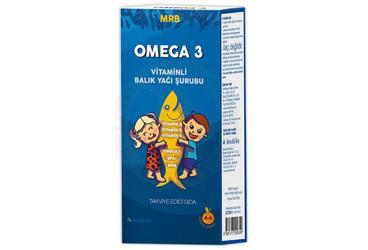 MRB OMEGA 3 VITAMINLI BALIK YAGI SURUBU, PORTAKALLI 100 ml şişe
