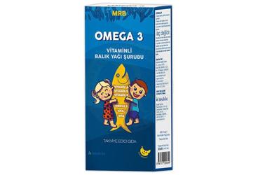 MRB OMEGA 3 VITAMINLI BALIK YAGI SURUBU, MUZLU 100 ml şişe