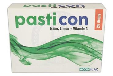 PASTICON NANE,LIMON+VITAMIN C PASTIL 24 pastil