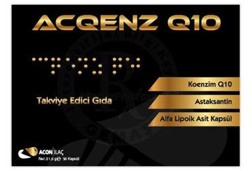 ACQENZ KOENZIM Q10, ASTAKSANTIN, ALFA LIPOIK ASIT TAKVIYE EDICI GIDA 30 kapsül
