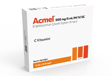 ACMEL 500 MG/5 ML IM/IV ENJEKSİYONLUK ÇÖZELTİ, 5 AMPUL