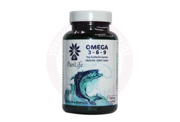 PANLIFE OMEGA 3-6-9 YAG ASITLERINI ICEREN TAKVIYE EDICI GIDA 60 kapsül