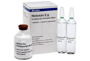 HOLOXAN 2 G IV İNFÜZYONLUK ÇÖZELTİ HAZIRLAMAK İÇİN TOZ, 1 ADET