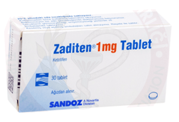 ZADITEN 1 MG TABLET, 30 ADET