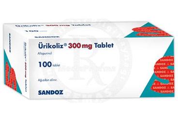 ÜRİKOLIZ 300 MG TABLET, 100 ADET