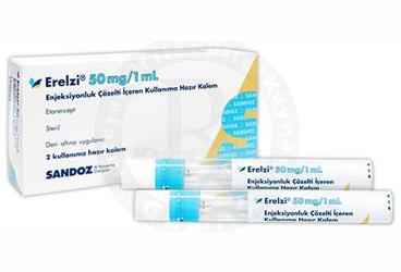 ERELZİ 50 MG/1 ML ENJEKSİYONLUK ÇÖZELTİ İÇEREN KULLANIMA HAZIR KALEM, 2 ADET