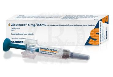 ZİEXTENZO 6 MG/0.6 ML S.C. ENJEKSİYON İÇİN ÇÖZELTİ İÇEREN KULLANIMA HAZIR ENJEKTÖR, 1 ADET