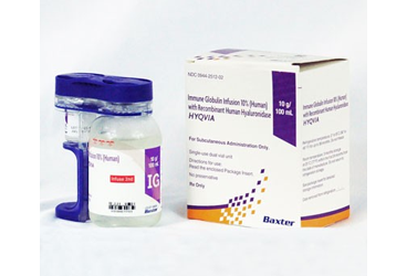 HYQVİA 10 G/100 ML SC KULLANIM İÇİN İNFÜZYONLUK ÇÖZELTİ, 1 ADET