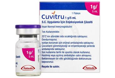 CUVİTRU 1 G/5 ML S.C. UYGULAMA İÇİN ENJEKSİYONLUK ÇÖZELTİ , 1 ADET