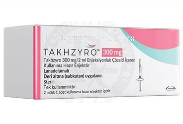 TAKHZYRO 300 MG/2 ML ENJEKSİYONLUK ÇÖZELTİ İÇEREN KULLANIMA HAZIR ENJEKTÖR, 1 ADET