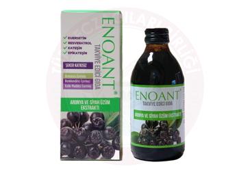 ENOANT ARONYA VE SIYAH UZUM EKSTRESI SURUP 250 ml şişe