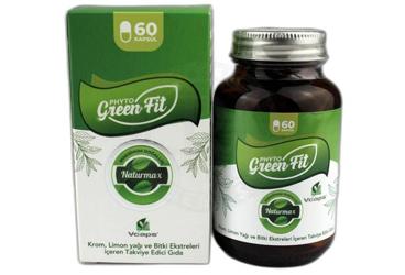 NATURMAX PHYTO GREEN FIT DIET KAPSUL KROM, LIMON YAGI VE BITKI EKSTRELERI ICEREN TAKVIYE EDICI GIDA 60 kapsül