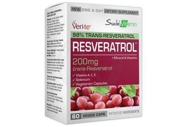 SUDA VITAMIN TRANS-RESVERATROL, VITAMIN A,C,E VE SELENYUM ICEREN KAPSUL 200 mg 60 kapsül