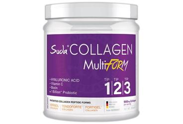 SUDA COLLAGEN MULTIFORM HYALURANIC ACID, VITAMIN C, BIOTIN ICEREN TAKVIYE EDICI GIDA 300 g toz