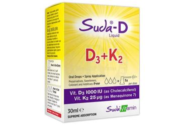 SUDA VITAMIN SUDA-D D3+K2 LIKIT 30 ml
