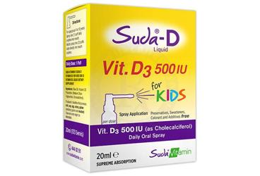 SUDA VITAMIN SUDA-D VITAMIN D3 FOR KIDS SPREY 20 ml