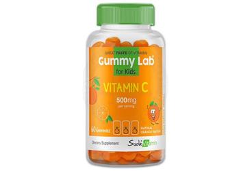 GUMMYLAB VITAMIN C FOR KIDS PORTAKAL GUMMIES 500 mg 60 tablet