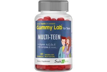 GUMMYLAB MULTI TEEN KARISIK AROMALI GUMMIES 60 tablet