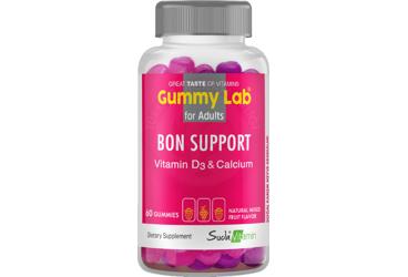 GUMMYLAB BON SUPPORT FOR ADULTS KARISIK MEYVE AROMALI GUMMIES 60 tablet