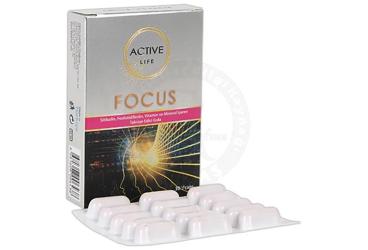 ACTIVE LIFE FOCUS TAKVIYE EDICI GIDA KAPSUL 30 kapsül