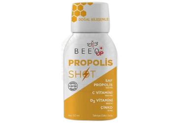 BEEO UP PROPOLIS, CINKO, D3+C VITAMINI SHOT 50 ml flakon