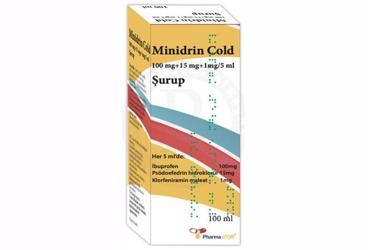 COLDİNOM 100 MG+15 MG+1 MG/5 ML ŞURUP, 100 ML