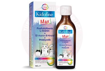 ACVISON KIDOFINE MAX TAKVIYE EDICI GIDA MUZ AROMALI SURUP 150 ml şişe