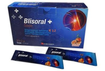 BLISORAL SASE STREPTOCOCCUS SALIVARIUS K 12 PROBIYOTIK MIKROORANIZMA ICEREN TAKVIYE EDICI GIDA 30x2 g saşe