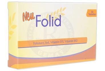 NEUFOLID FOLIK ASIT IYOT VITAMIN D3 VITAMIN B12 ICEREN TABLET 90 tablet