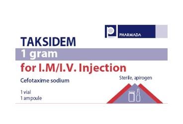 TAKSIDEM 1 G IM/IV ENJEKSIYON ICIN TOZ ICEREN FLAKON, 1 ADET