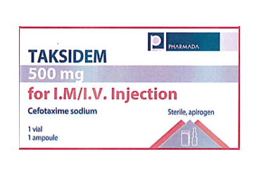 TAKSIDEM 0,5 G IM/IV ENJEKSIYON ICIN TOZ ICEREN FLAKON, 1 ADET