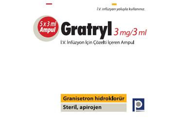 GRATRYL 3 MG/3 ML IV INFUZYON ICIN COZELTI ICEREN AMPUL, 5 ADET