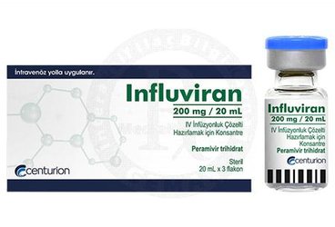 Influviran 200 mg/20 mL IV İnfüzyonluk Çözelti Hazırlamak İçin Konsantre (3 Adet)