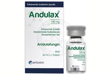 ANDULAX 100 MG İNFÜZYONLUK ÇÖZELTİ HAZIRLAMADA KULLANILACAK KONSANTRE İÇİN TOZ