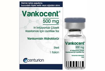 VANKOCENT 500 MG IV İNFÜZYONLUK VE ORAL ÇÖZELTİ HAZIRLAMAK İÇİN LİYOFİLİZE TOZ, 1 ADET