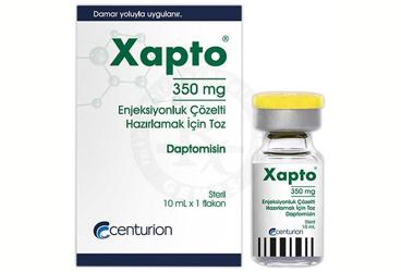 XAPTO 350 MG ENJEKSİYONLUK ÇÖZELTİ HAZIRLAMAK İÇİN TOZ, 1 ADET