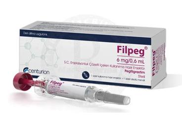 Filpeg 6 mg/0,6 ml S.C. Enjeksiyonluk Çözelti İçeren Kullanıma Hazır Enjektör, 1 ADET