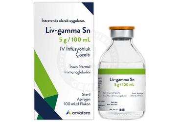 LİV-GAMMA SN 5 G/100 ML IV İNFÜZYONLUK ÇÖZELTİ, 1 ADET