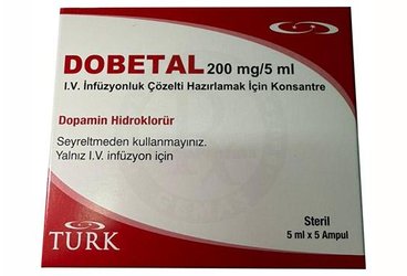 DOBETAL 200 MG/5 ML I.V. İNFÜZYONLUK ÇÖZELTİ HAZIRLAMAK İÇİN KONSANTRE, 5 ADET