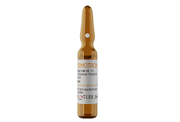KEMOTRON 4 MG/2 ML I.M./I.V. ENJEKSİYONLUK/İNFÜZYONLUK ÇÖZELTİ, 5 ADET